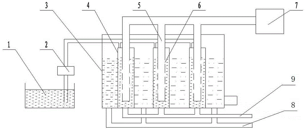 Device for extracting protein from corn starch wastewater and preparation method for device