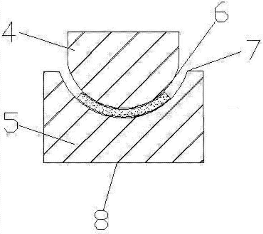 Bamboo section and intersection composite material and manufacturing method thereof