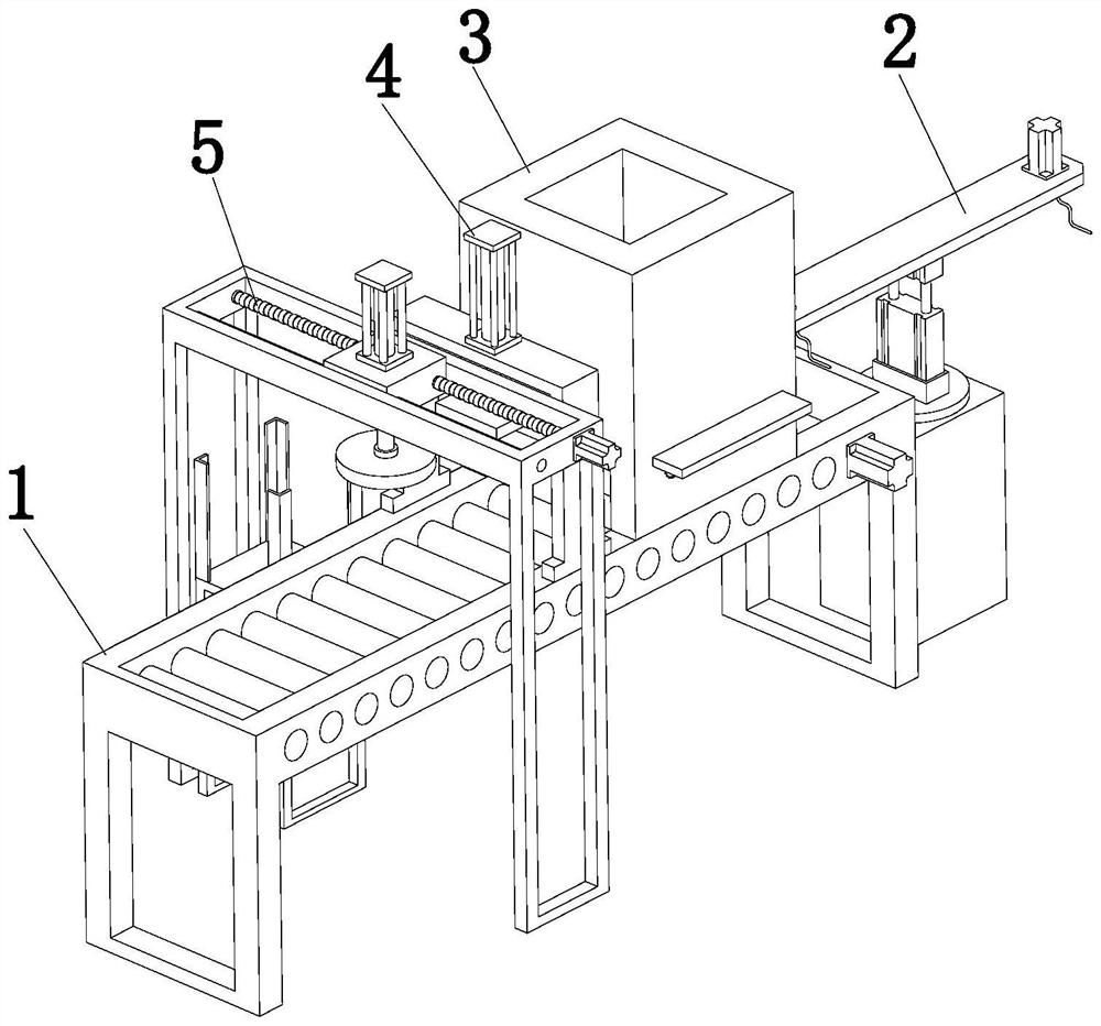 Mask production and packaging device