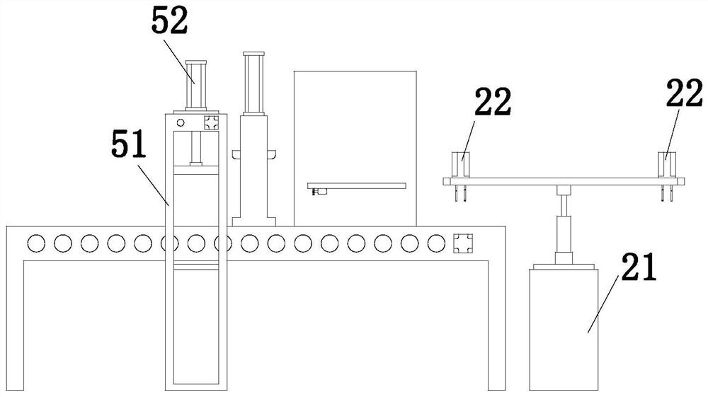 Mask production and packaging device