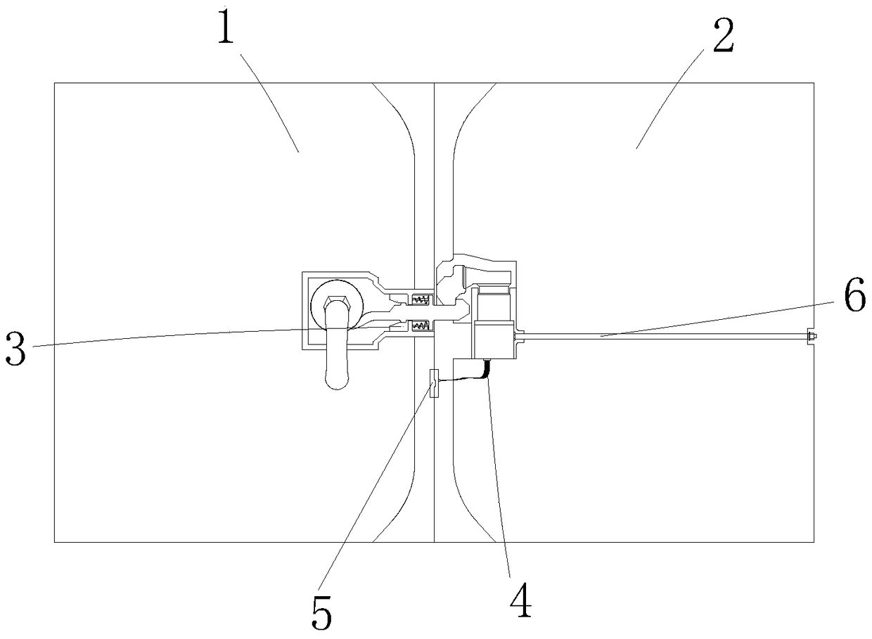 A Locking Mechanism for Double Doors of Machining Center