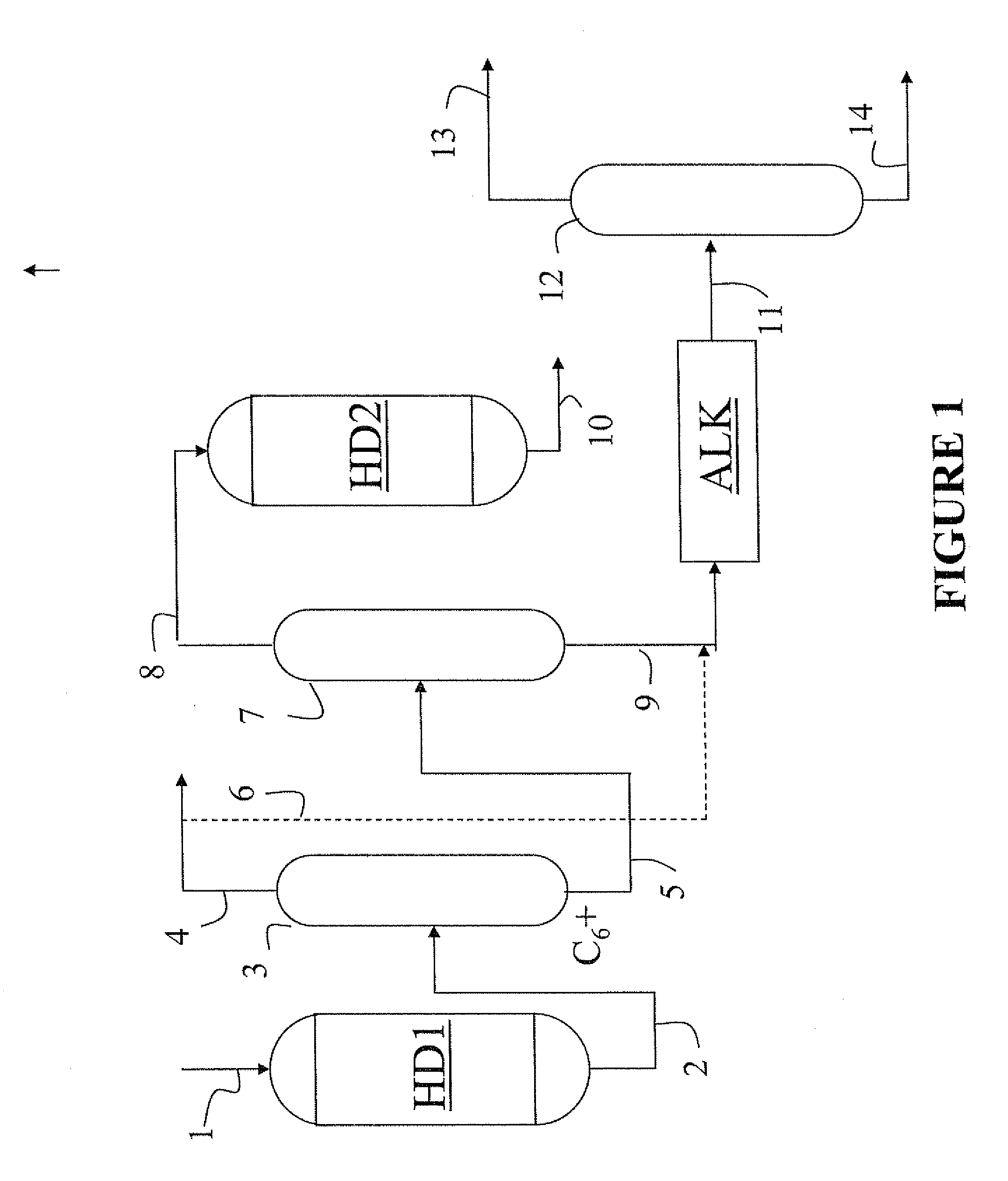 Method for desulfurizing hydrocarbon fractions from steam cracking effluents