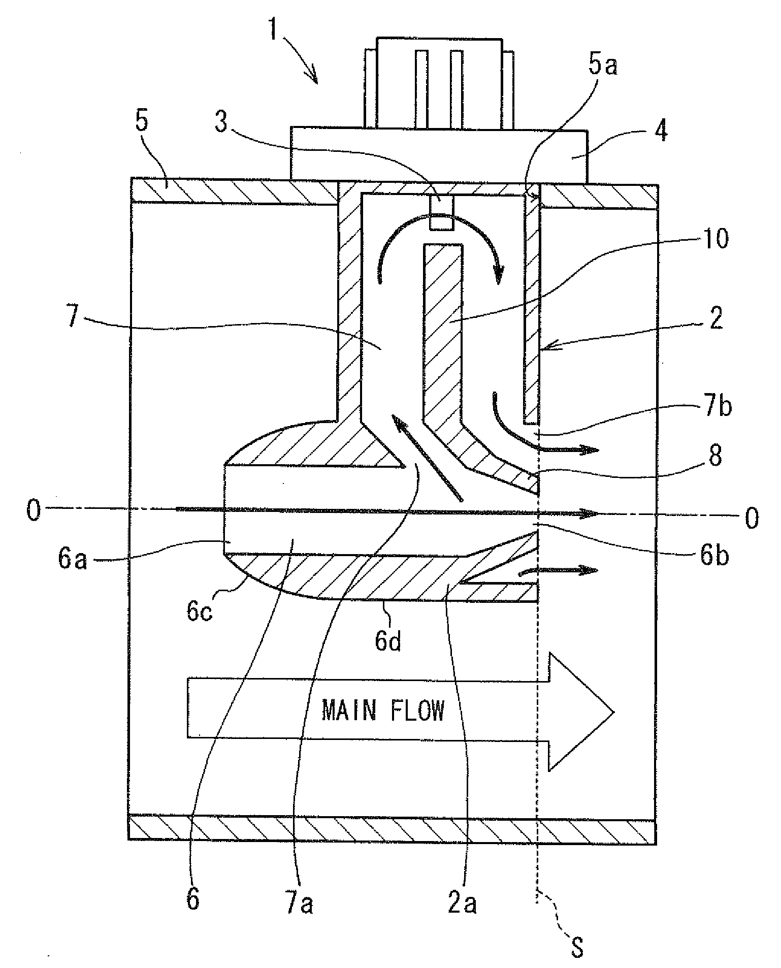 Air flow measuring device