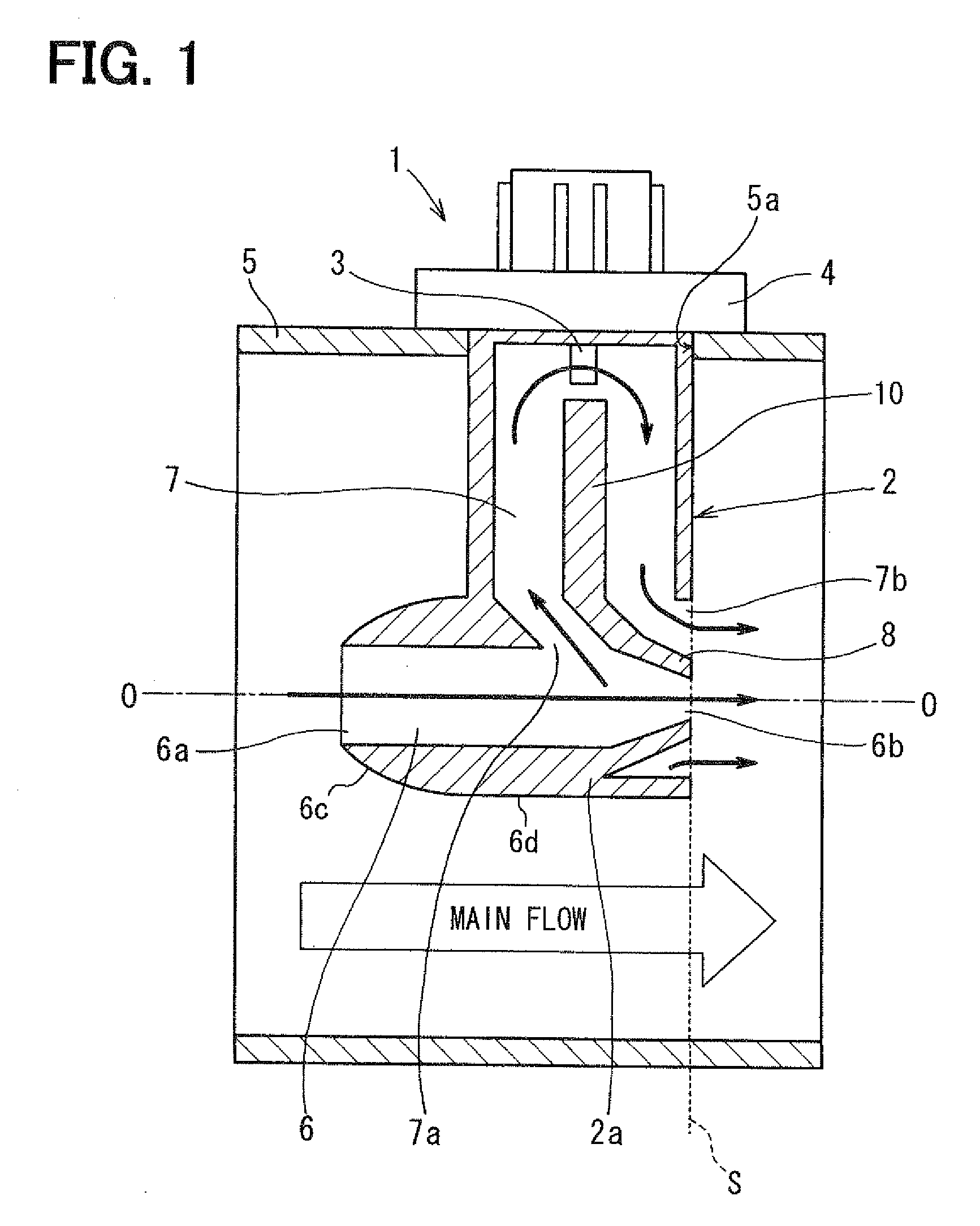 Air flow measuring device