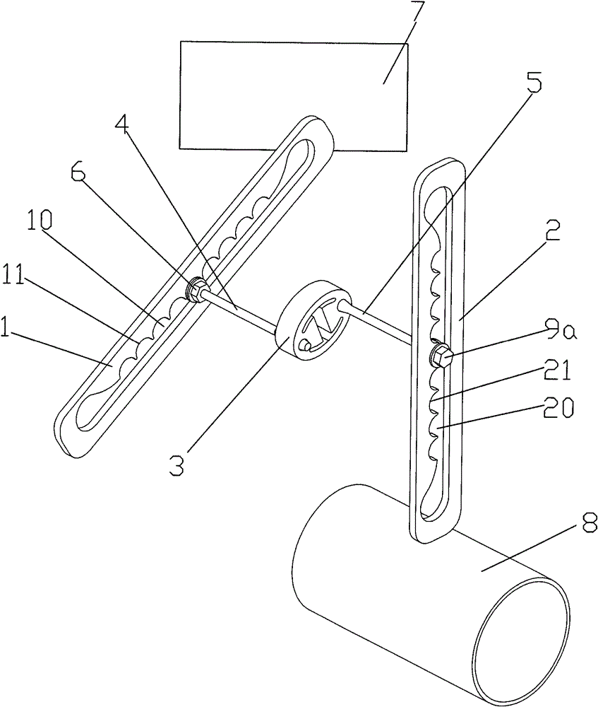 Suspension device of automotive exhaust system capable of adjusting angle of lifting lug