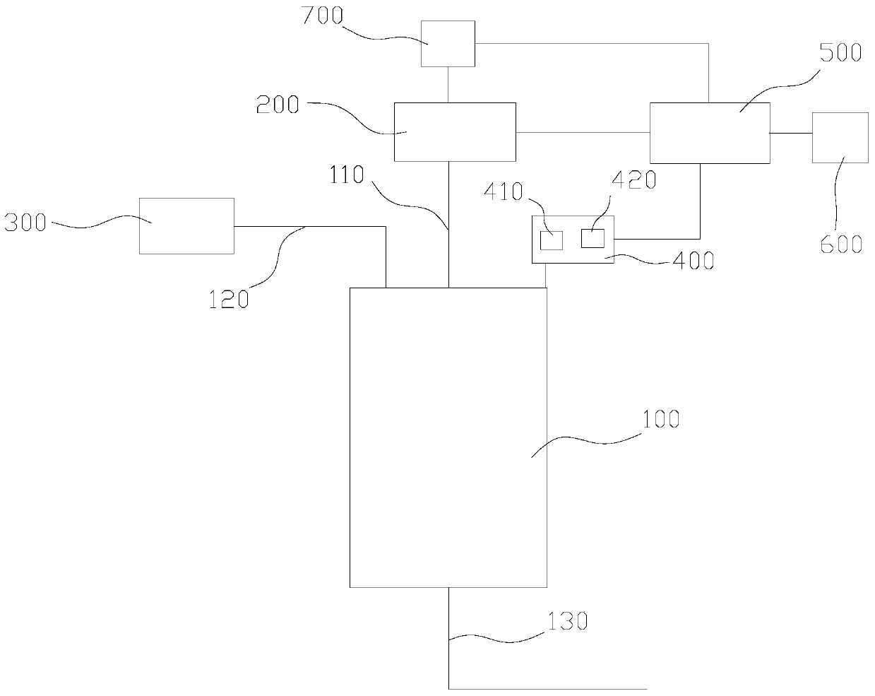 Method and device for adjusting internal pressure of water storage tank