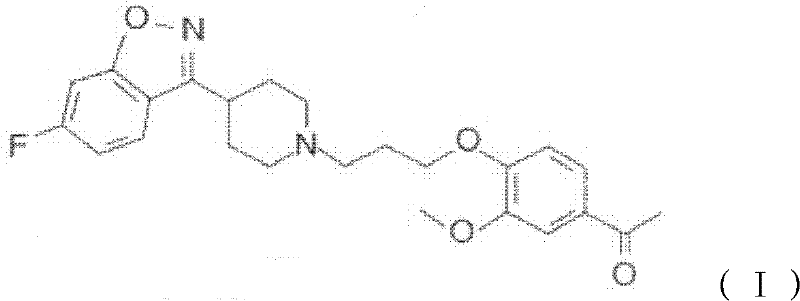 Preparation method of antipsychotic drug iloperidone