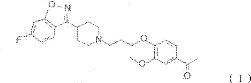 Preparation method of antipsychotic drug iloperidone