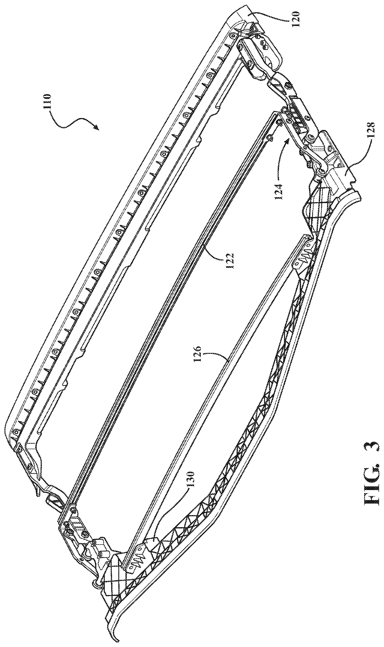 Soft front cockpit cover with unconnected 2 bow system