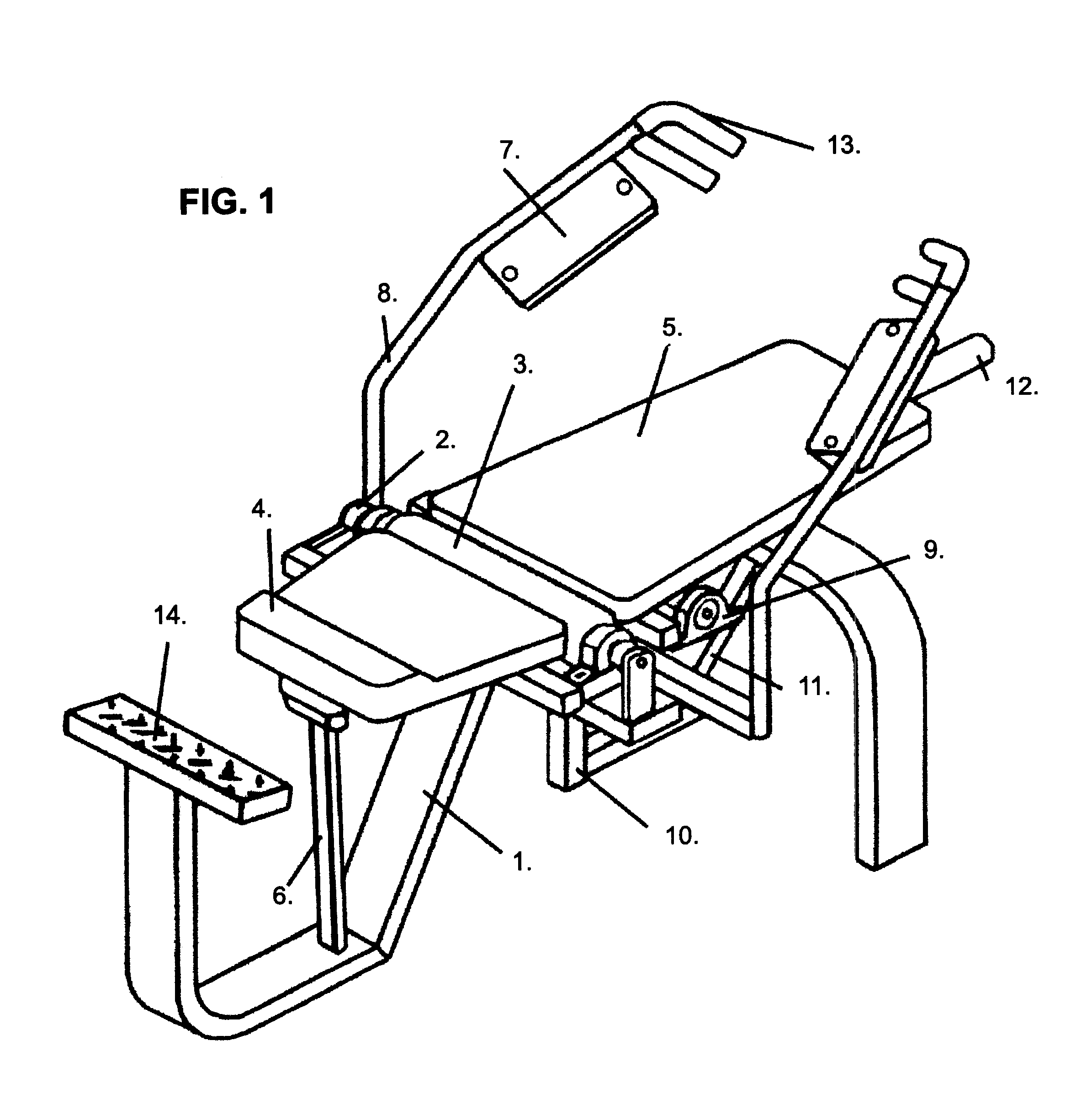 Abdominal weight lifting apparatus and method