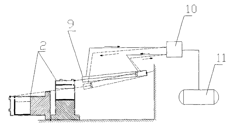 Aluminum hydrolization hydrogen production device and controlling method thereof