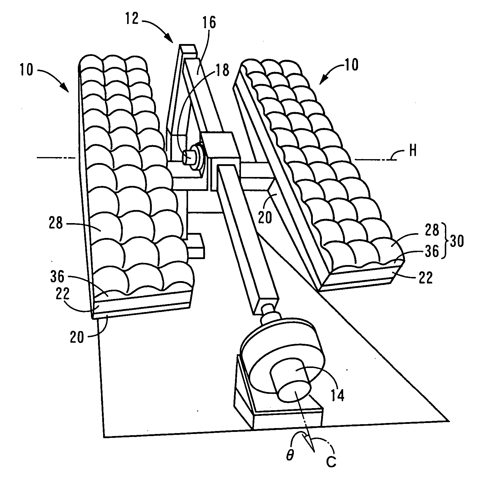 Concentrator Solar Photovoltaic Power Generating Apparatus