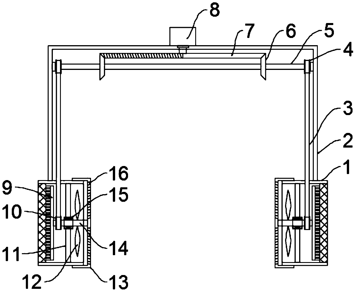 Dustproof heat dissipation mechanism and multifunctional high-voltage power distribution cabinet for new energy automobile