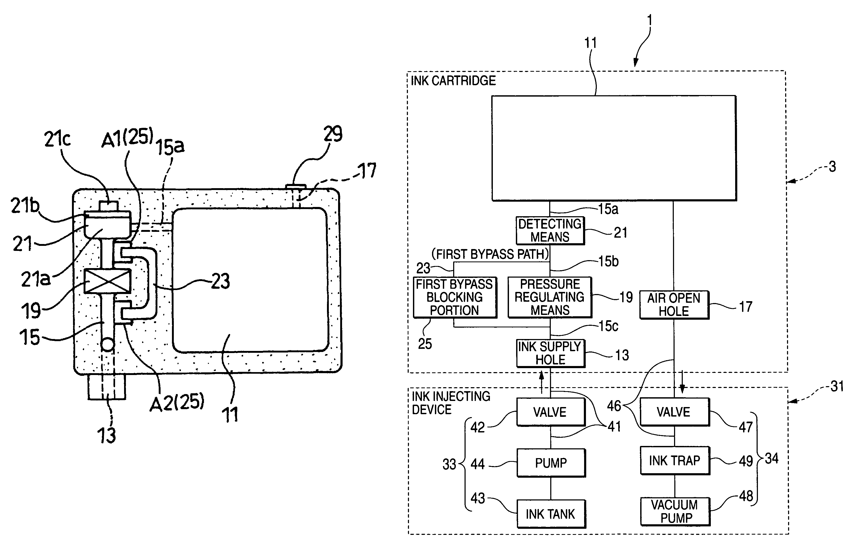 Liquid container and liquid filling method