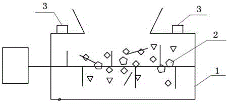 Polyolefin foaming material recycling method and device