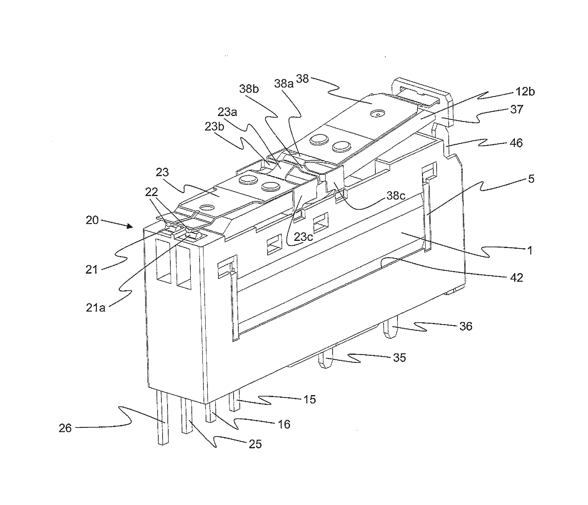 Relay Having Two Switches That Can Be Actuated In Opposite Directions