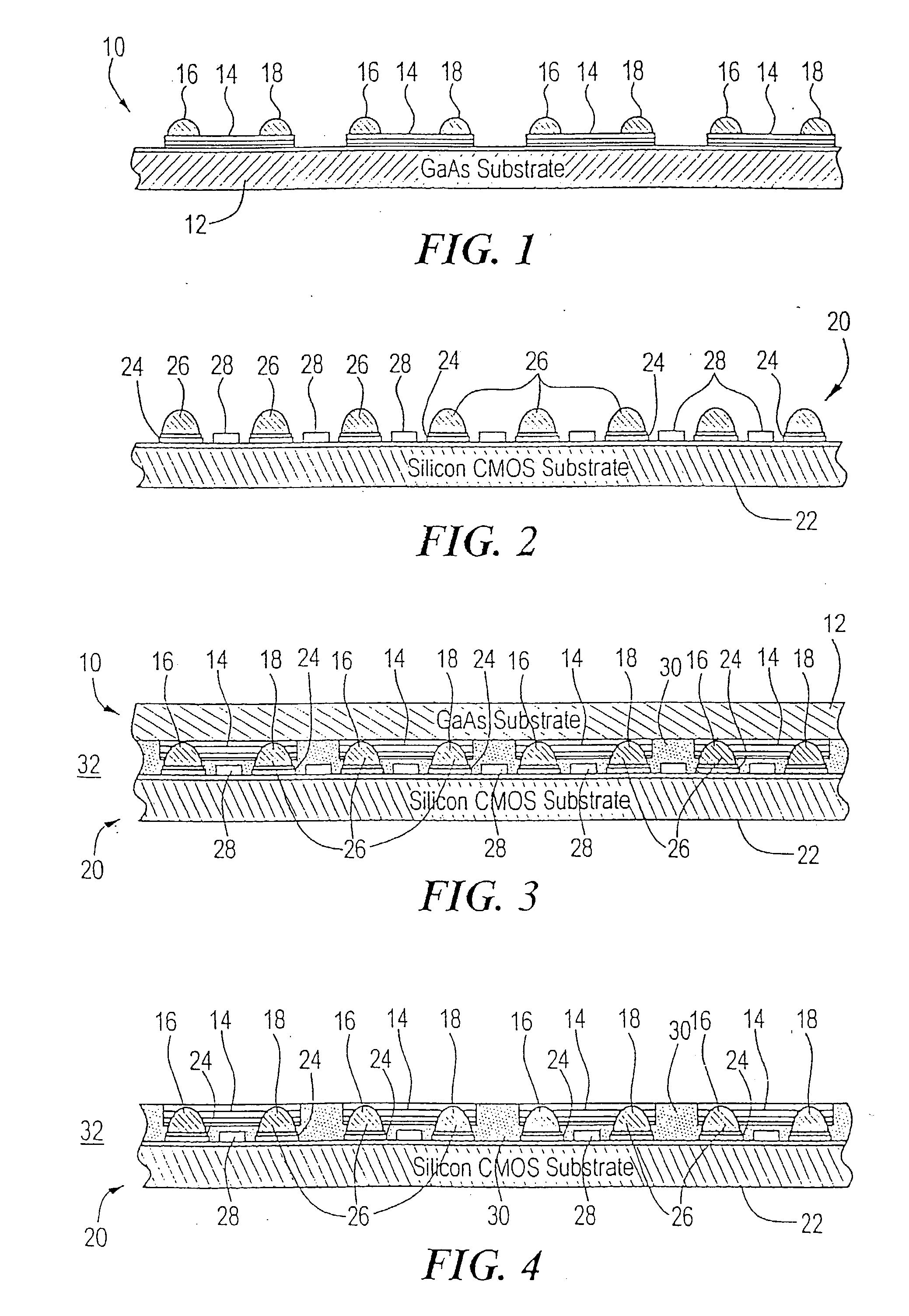 Electro-optical transceiver system with controlled lateral leakage and method of making it