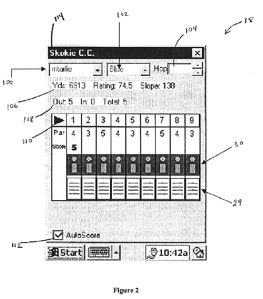 System for and method of golf performance recordation and analysis