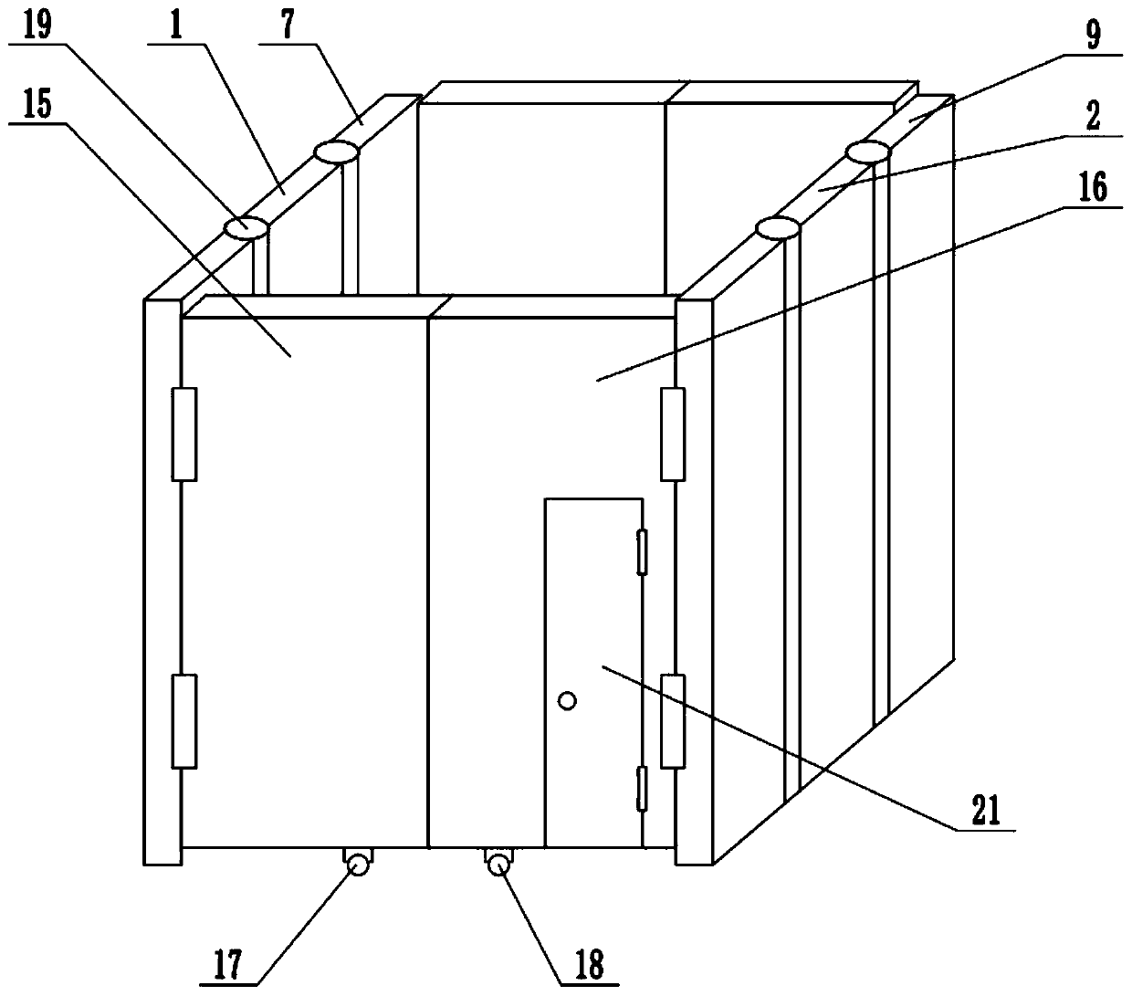 Building structure convenient to fabricate