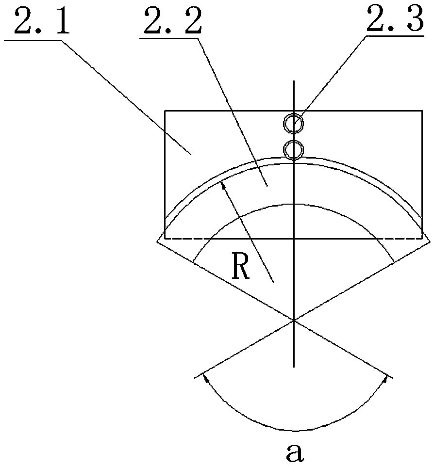 Turning processing clamp used for outer threaded joint of water-resisting guide tube