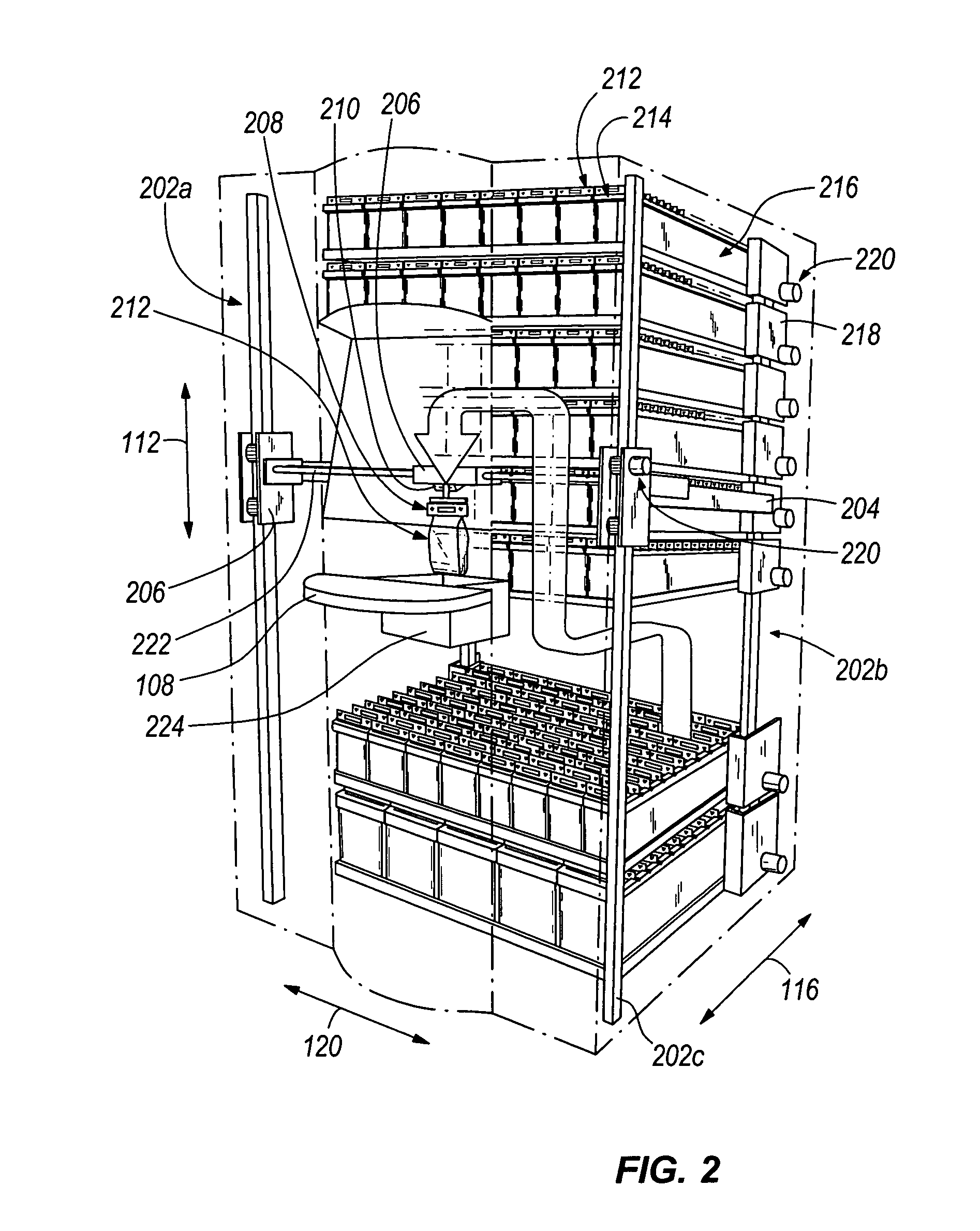 System and method for providing a random access and random load dispensing unit