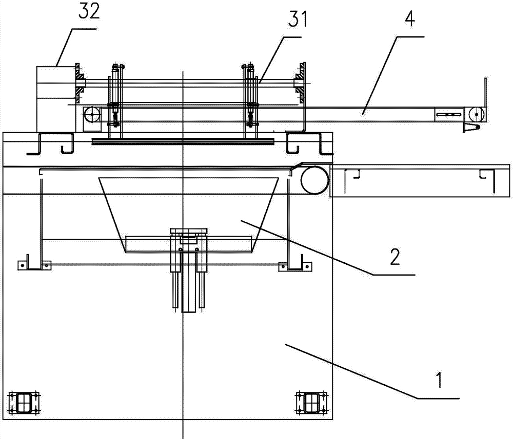 Linen folding and stacking machine