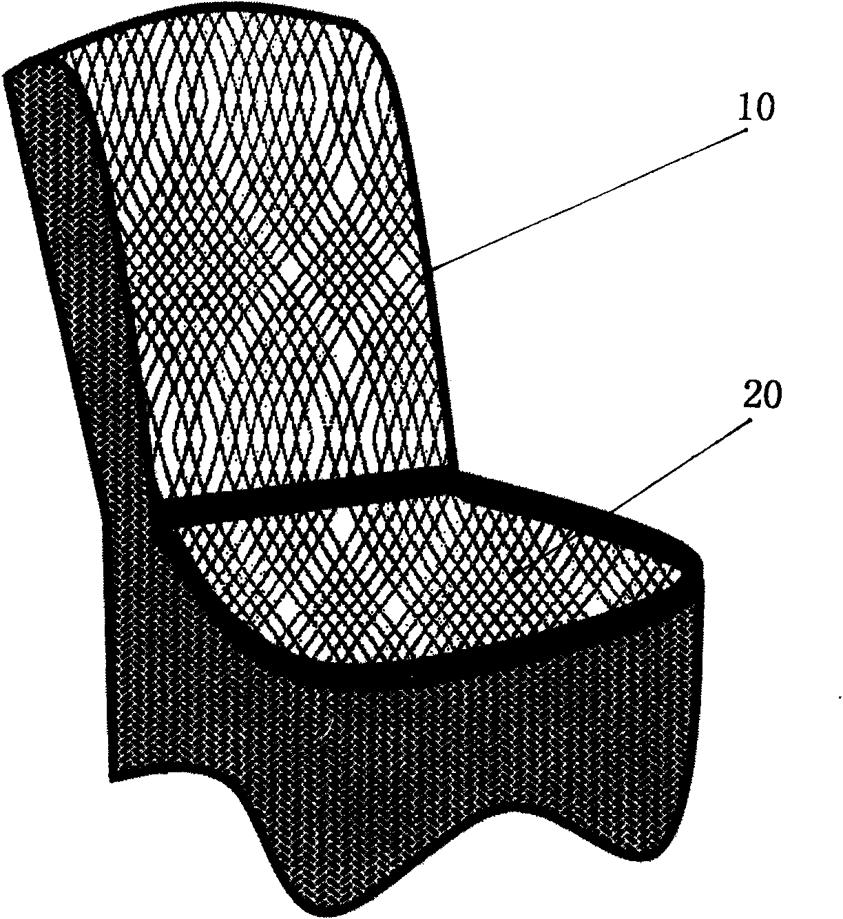 Physical constant temperature seat and manufacturing method thereof