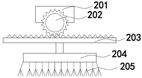 Shell and meat separation device for aquatic product processing