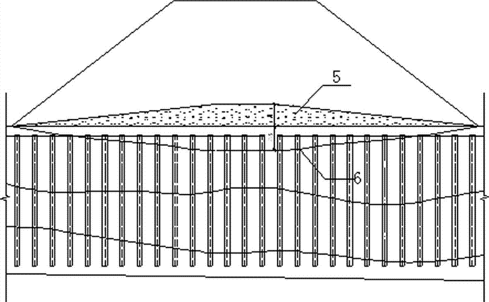 Large-area deep soft foundation preloading comprehensive treatment method combined with production and operation management