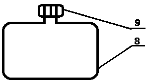 Carry-on overflowed milk recycling device