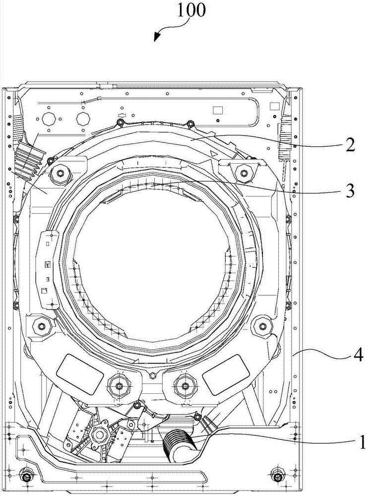 Foam generator assembly and washing machine