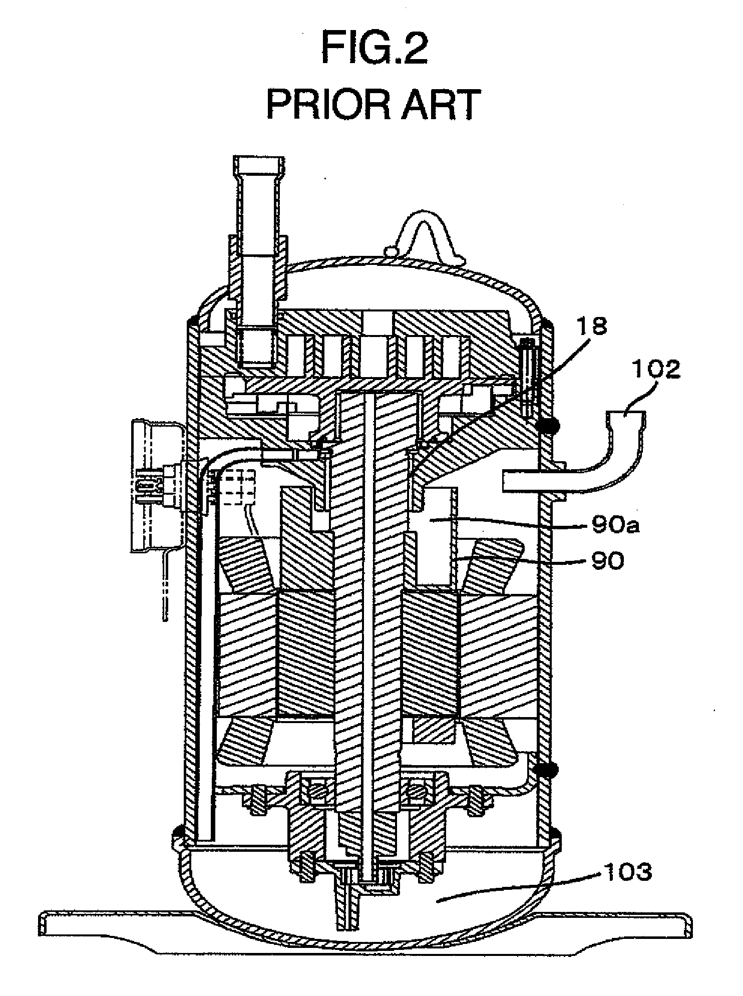 Revolution type compressor