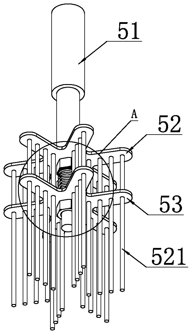 Portable rice branch removing machine