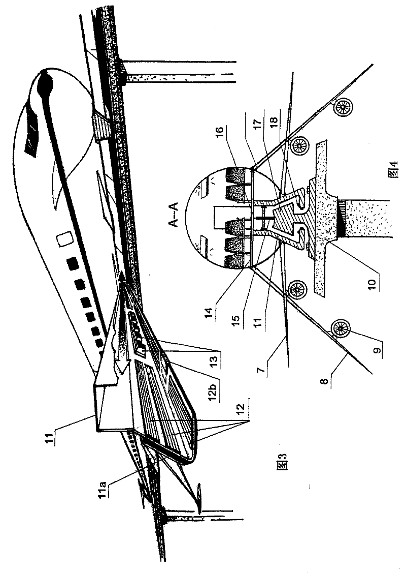 Intercity light rail fly train