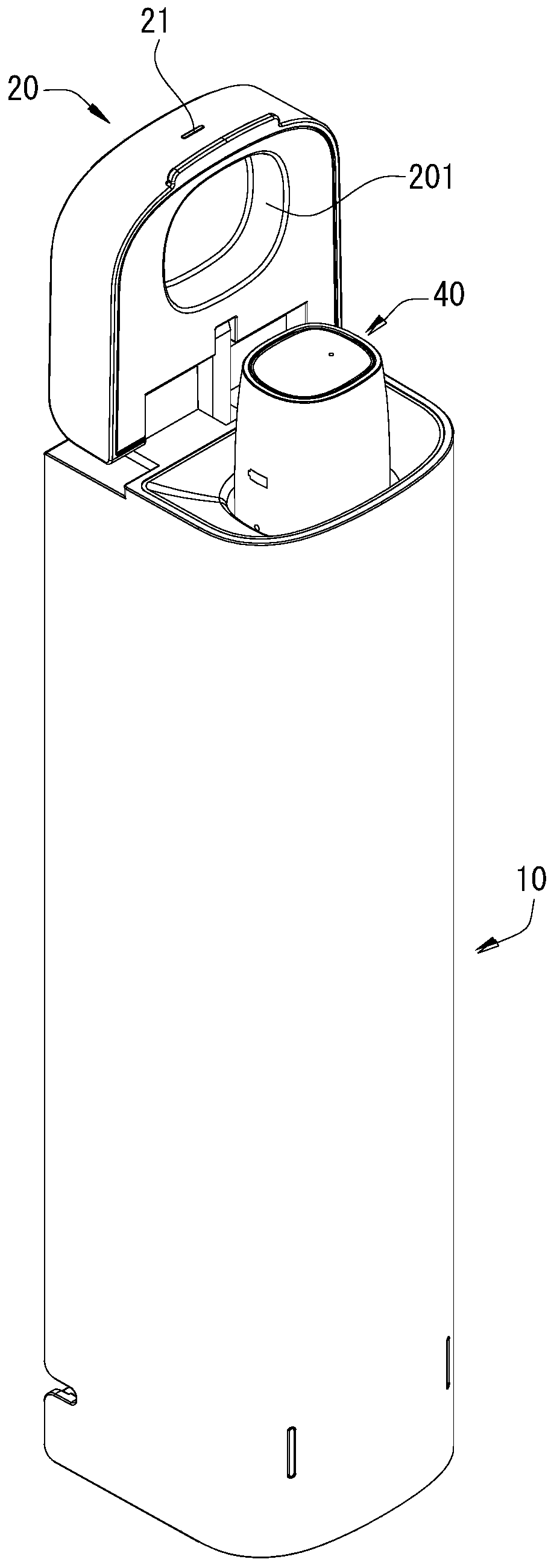 Electric toothbrush sterilizer with intelligent charging function