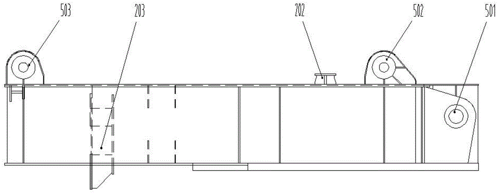 A turntable structure and a crane with the turntable structure