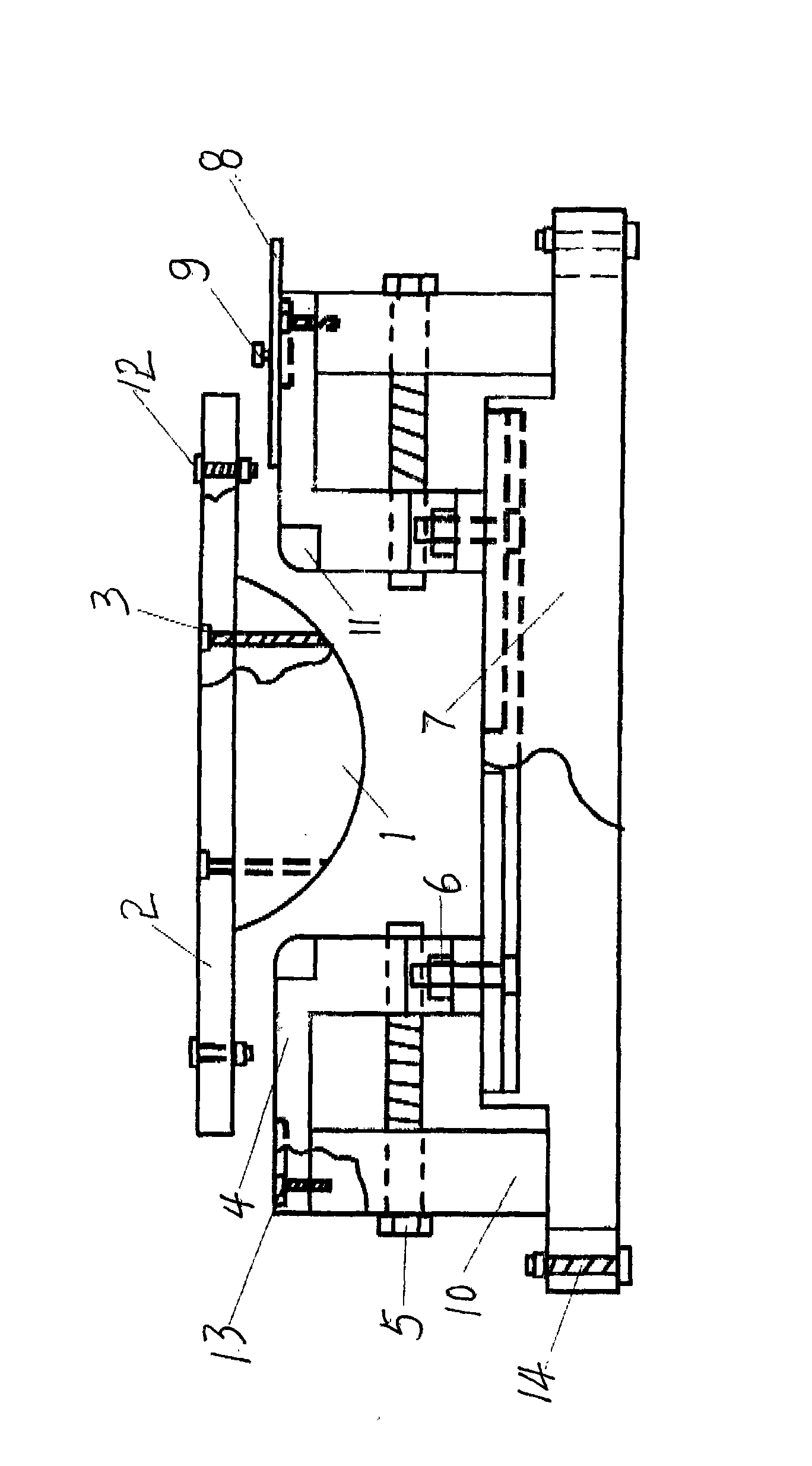 Hooping cold bending punch forming module