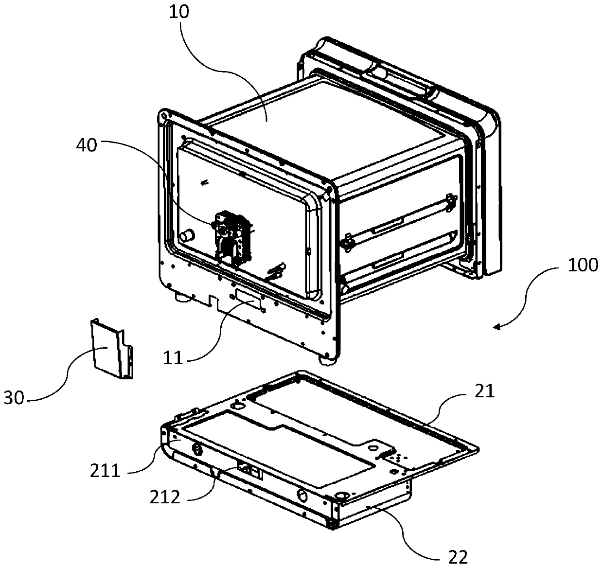 Heat dissipation assembly and cooking utensil with same