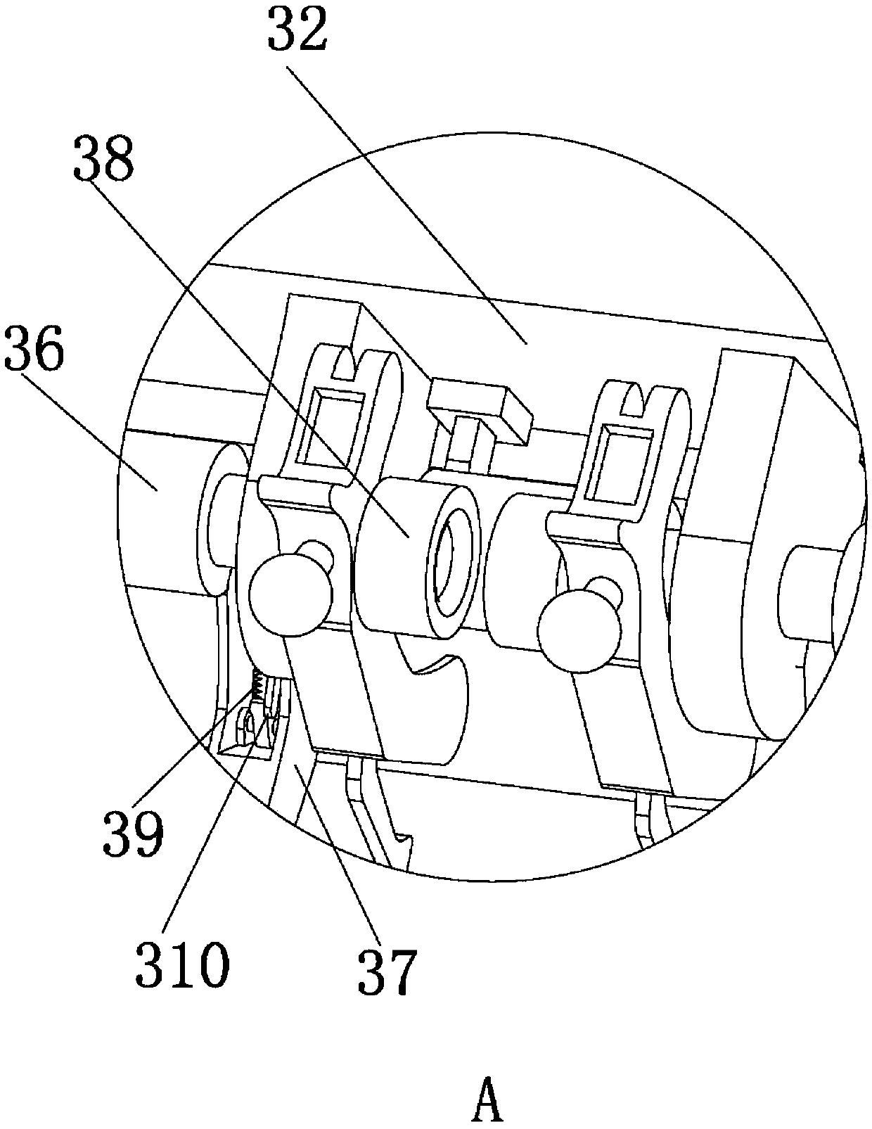 Host system of large draw texturing machine