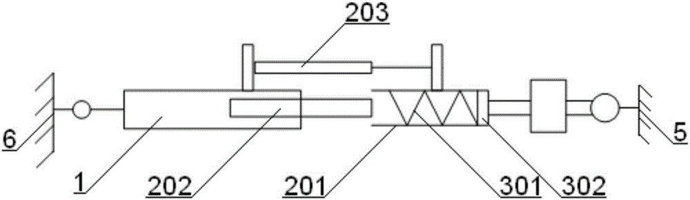 Lightweight shock isolation device of actuating mechanism on satellite