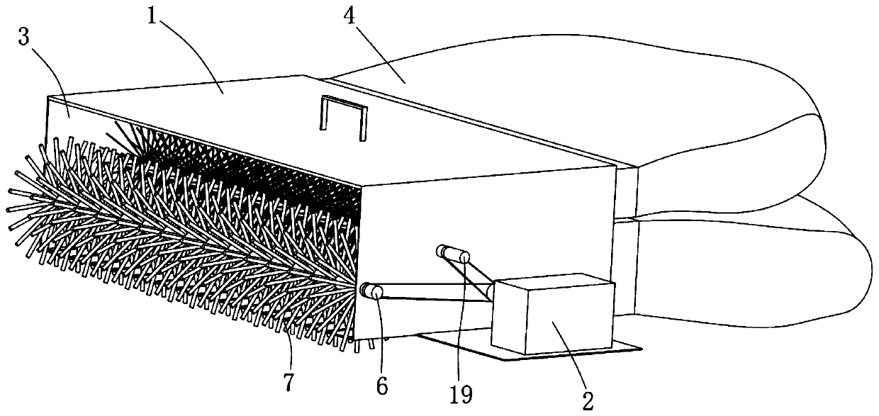 Fresh leaf grading device for grading fresh tea leaves and tea leaf picker