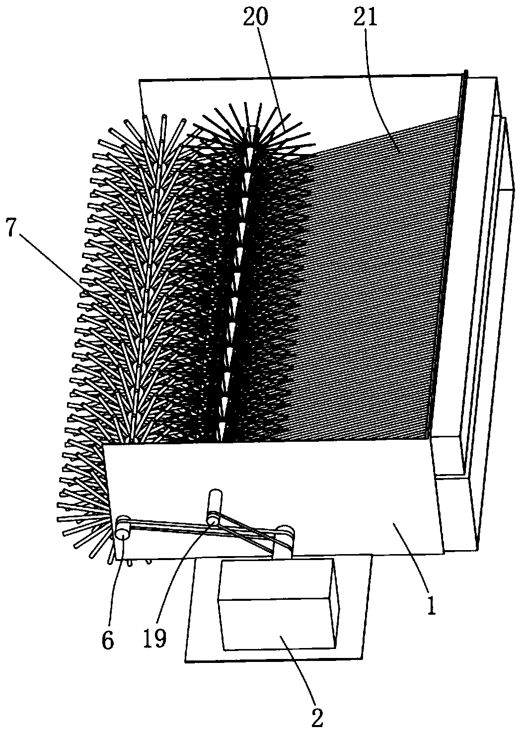 Fresh leaf grading device for grading fresh tea leaves and tea leaf picker