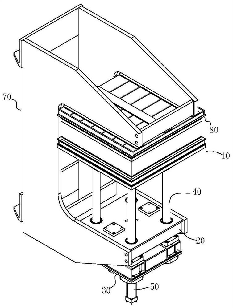 Modular hot-pressing shaping mechanism