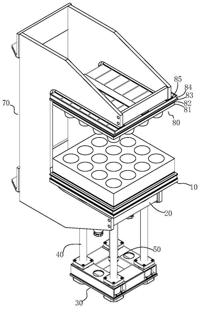 Modular hot-pressing shaping mechanism