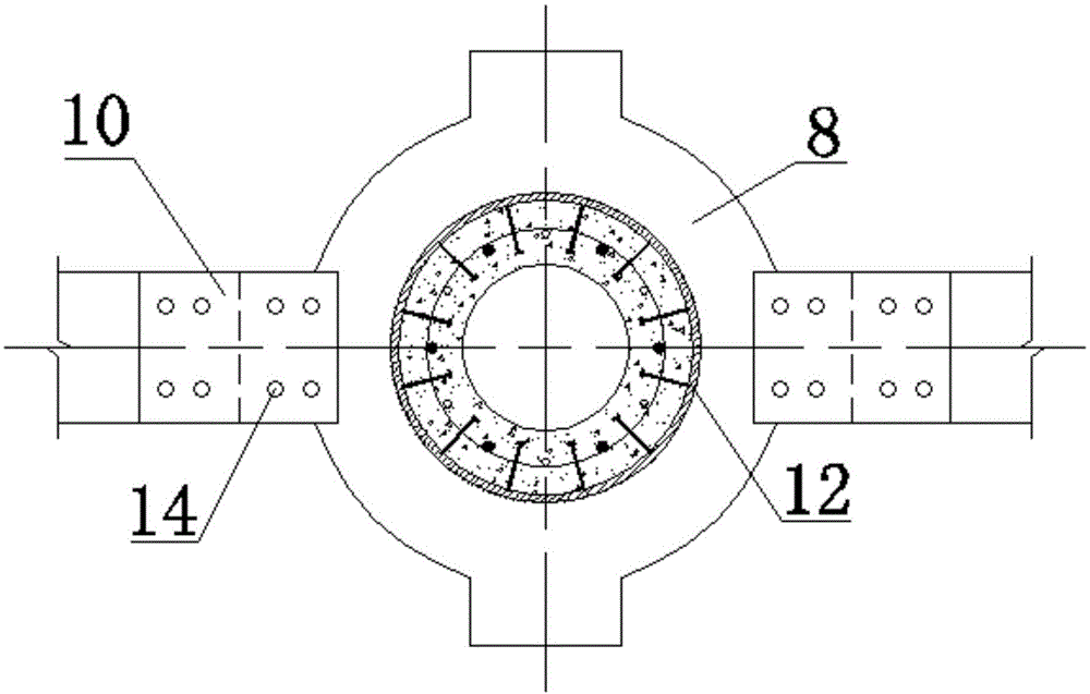 Assembling type frame structure