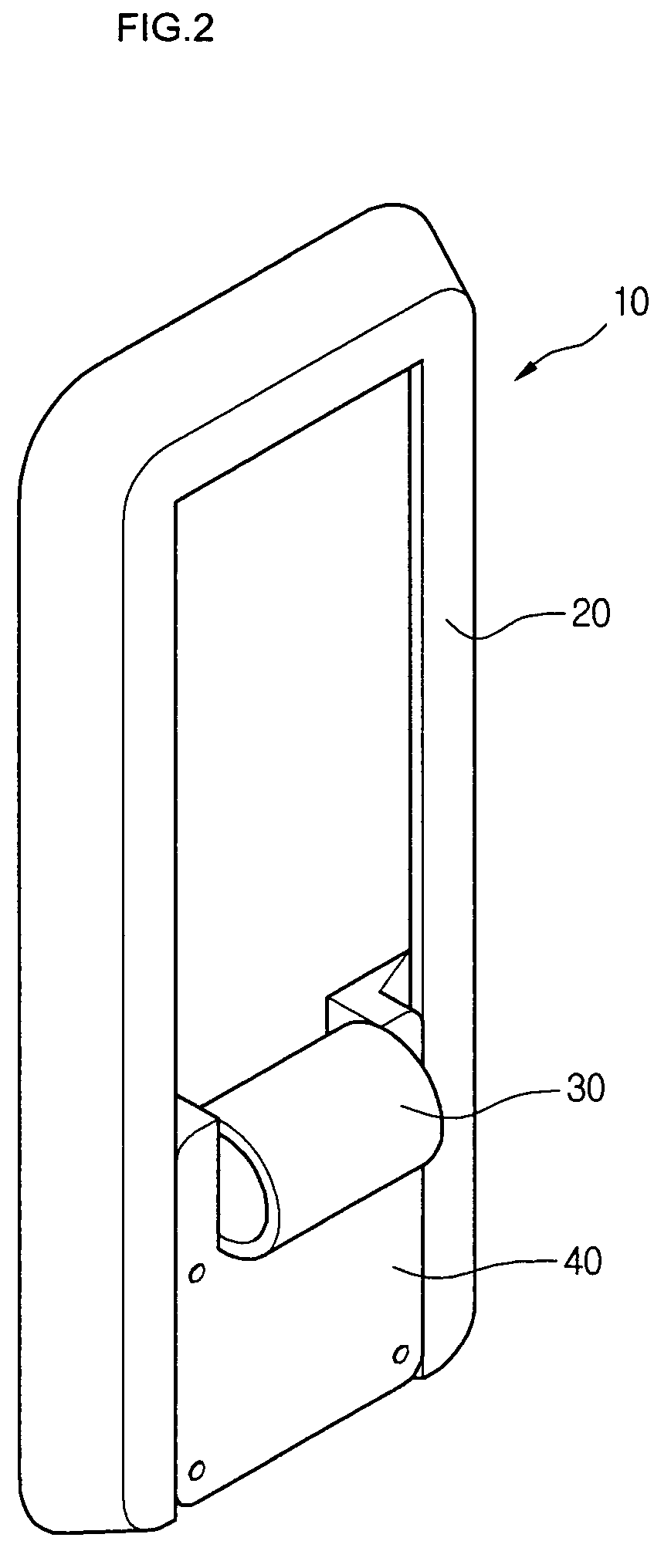 Height adjusting device of a display device and stand for display device