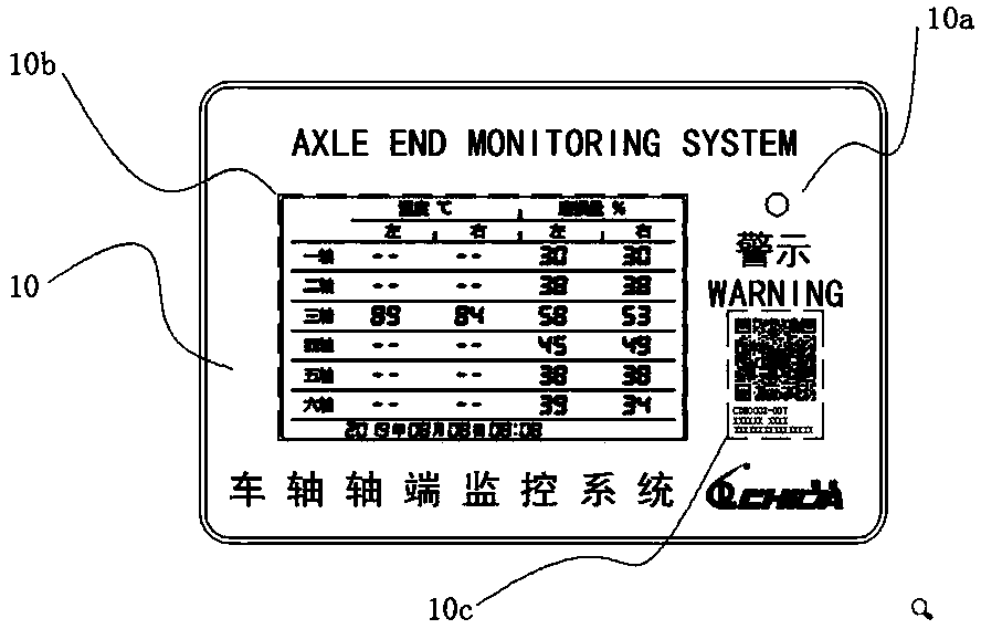 ECU box for automobile shaft end monitoring system