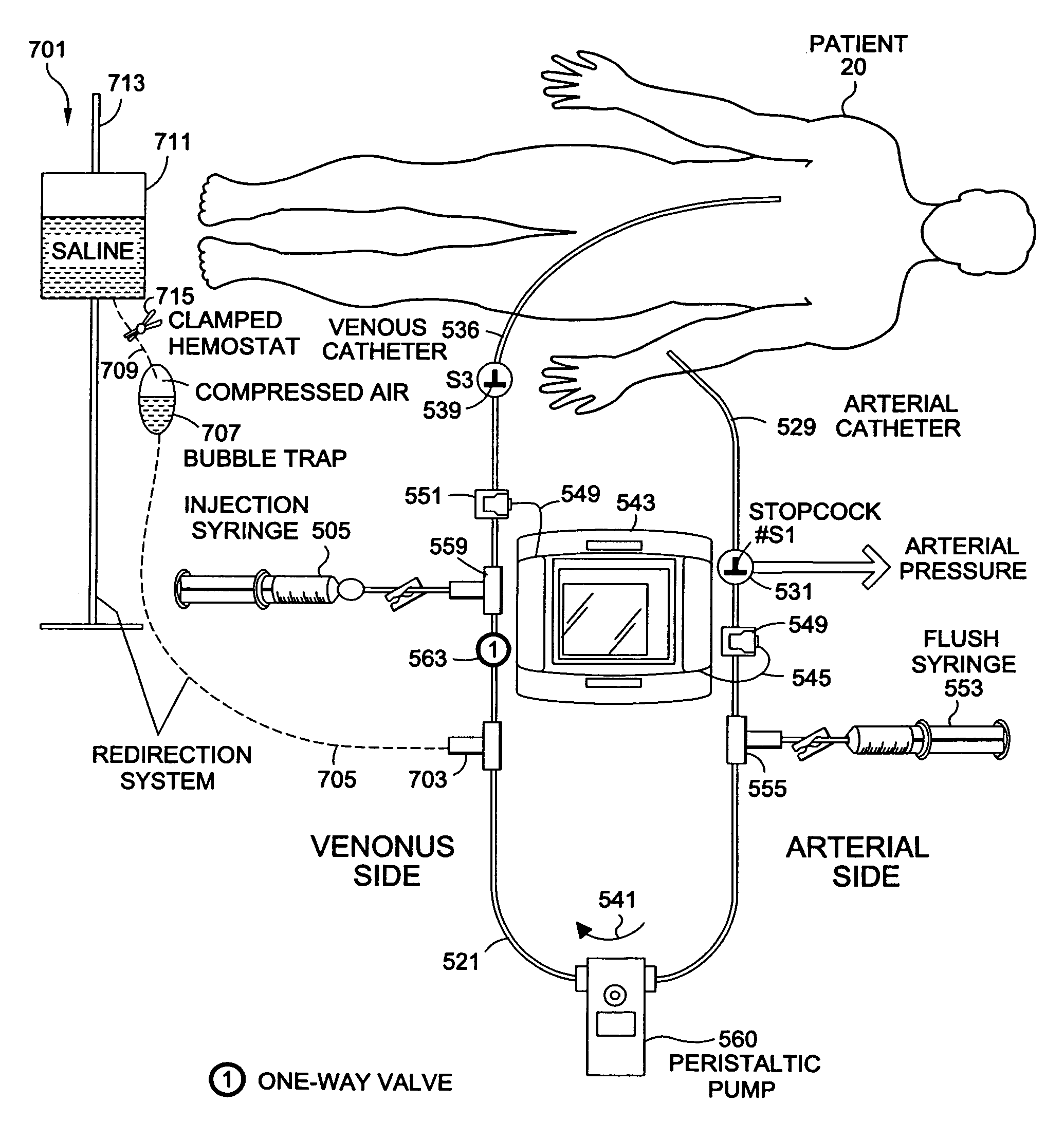 System and method for diverting flow to facilitate measurement of system parameters