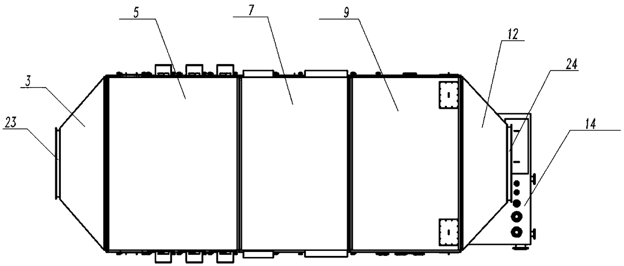 Plasma photocatalytic spray integrated machine