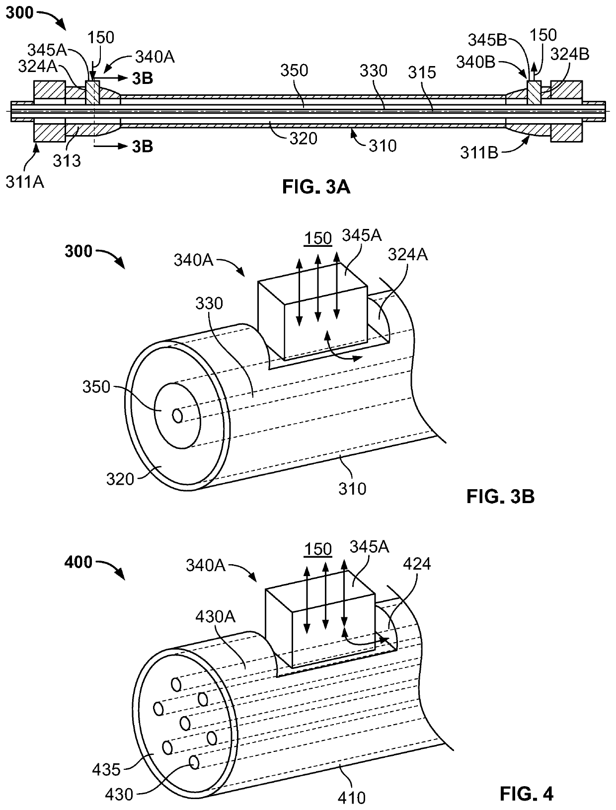 Optical cable with illumination path